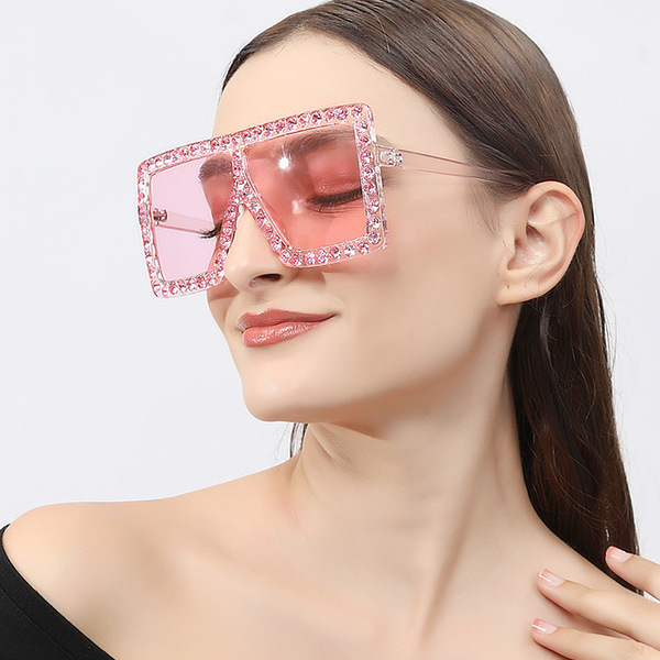 Brand fashionable neon retro sunglasses