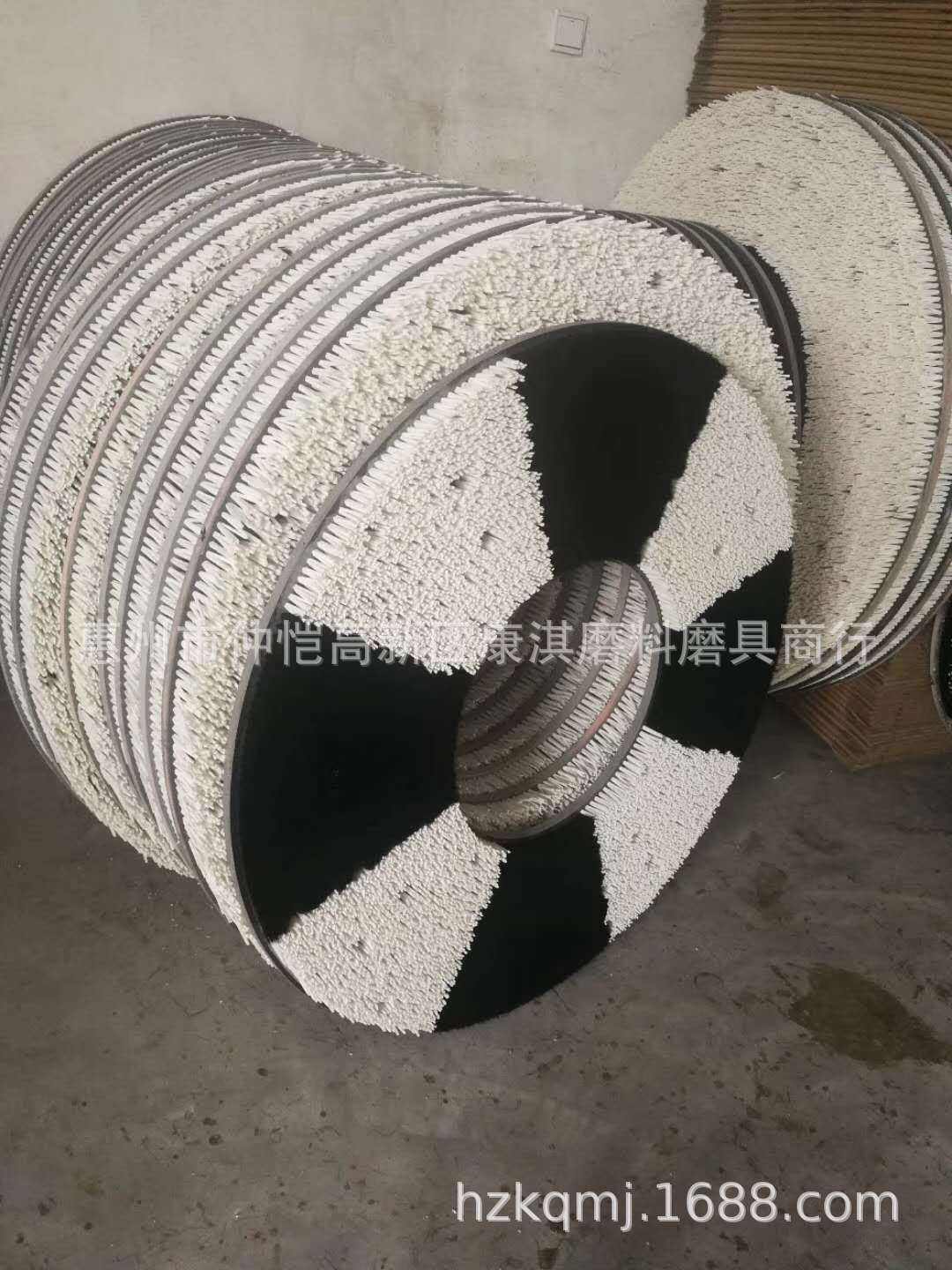 曲面手机玻璃抛光机汽车盖板扫光圆盘猪毛磨刷抛光皮