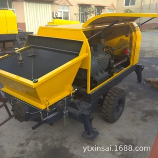 烟台新赛湿粉砂浆喷涂机 护坡隧道混凝土湿喷机 spraying pump管