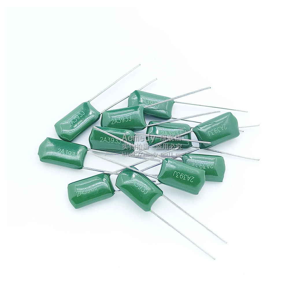 КХ11 polyester capacitor 2A393J 2A393 100V 0.039uf 39000pf 5% 5mm