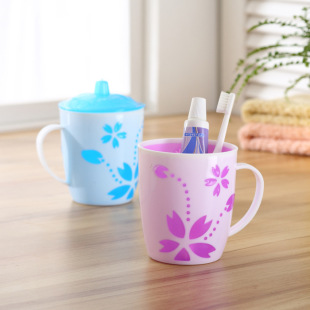 Creative simple mouthwash Cup toothbrush cup couple Cup toothbrush cup toothbrush cup household plastic wash cup milk color