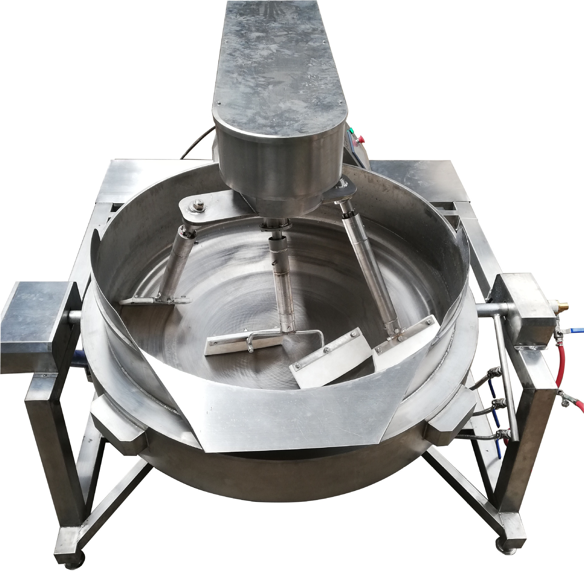 多头行星搅拌炒锅 蝶形锅体加热均匀馅料炒锅 调味品炒制锅