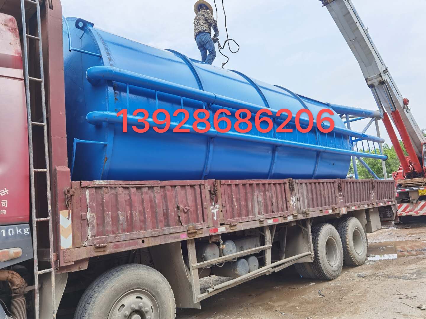 50T水泥罐、水泥罐租赁、水泥罐销售、免基础水泥罐、粉料储存罐