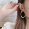 Sexy earrings, European style, micro incrustation