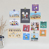ins lovely Snoopy card Room dormitory Wall decoration Sticker Cartoon Mini Wall stickers poster card