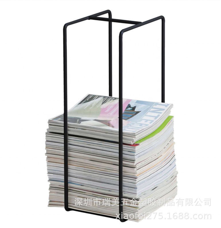 源头工厂落地式现代杂志和报纸收纳架户外收纳柴火架一品多用型