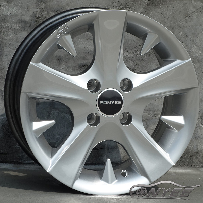 14寸汽车改装铝合金轮毂适用雨燕玛驰嘉年华雷诺风景瑞纳酷熊风翼