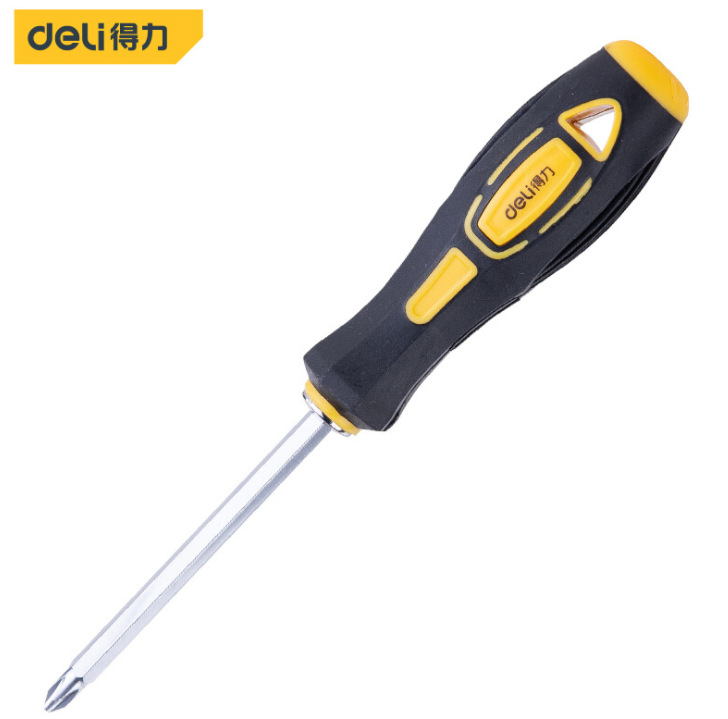 得力两用螺丝批螺丝起子得力两用螺丝批十字一字双头得力DL626001