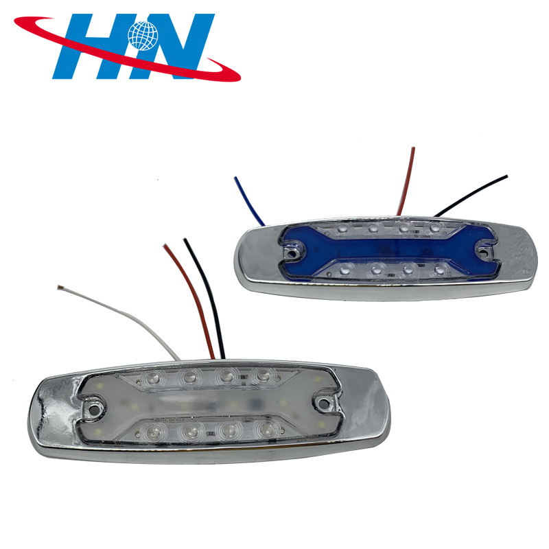 Nuevo multi-color 24vled coche camión bomba camión remolque impermeable durable anti-Smashing camión lado luz flash Luz