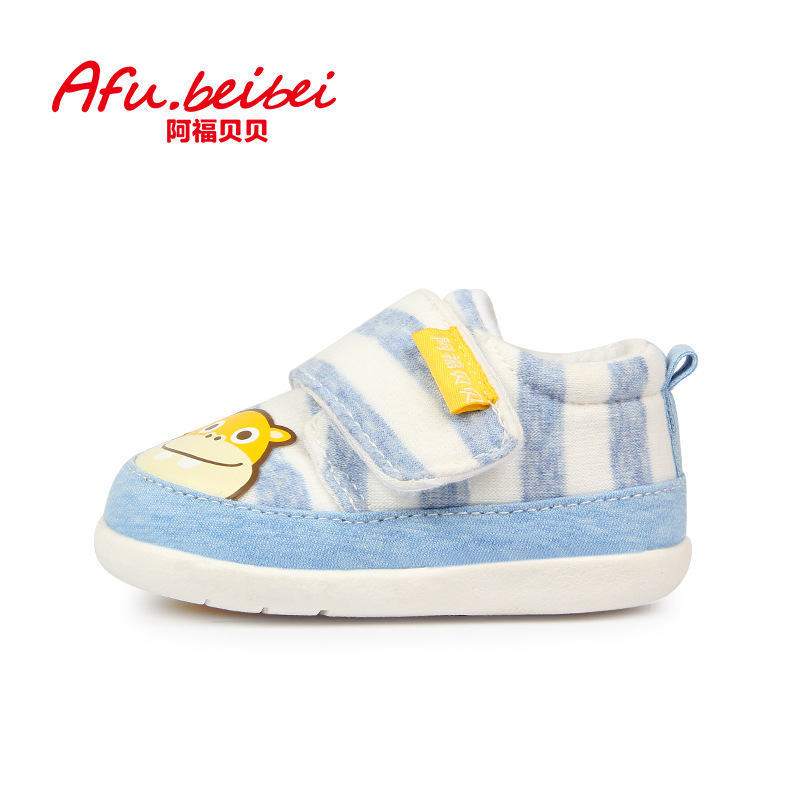 Fu Babe children shoes Spring and autumn payment Male and female baby 0-1 prewalker  Soft-soled baby shoes