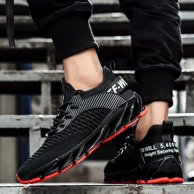 2020新款刀锋男鞋百搭潮流休闲运动跑步鞋透气鞋子男潮鞋一件代发