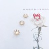 Chinese hairpin flower-shaped, hair accessory, 10mm, stamen