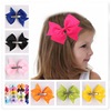 Children's hairgrip with bow, accessory, hair stick, 20 colors