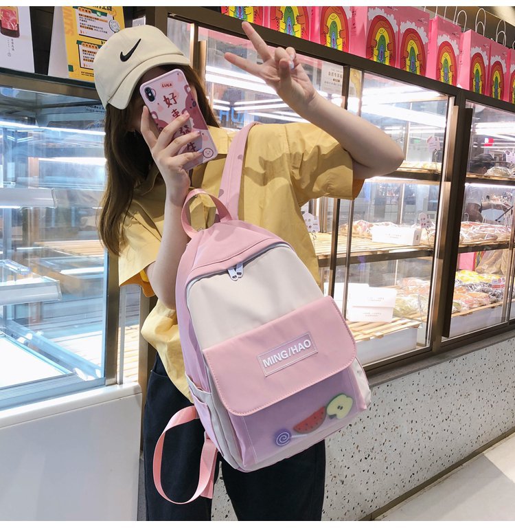 Korean College Style Creative Funny Transparent Fruit Backpack Casual Schoolbag Wholesale Nihaojewelry display picture 39