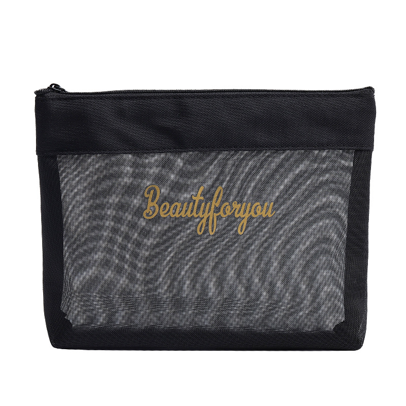 New Large Capacity Mesh Toiletry Bag Portable Travel Cosmetics Buggy Bag Portable Beach Bath Bag Suit