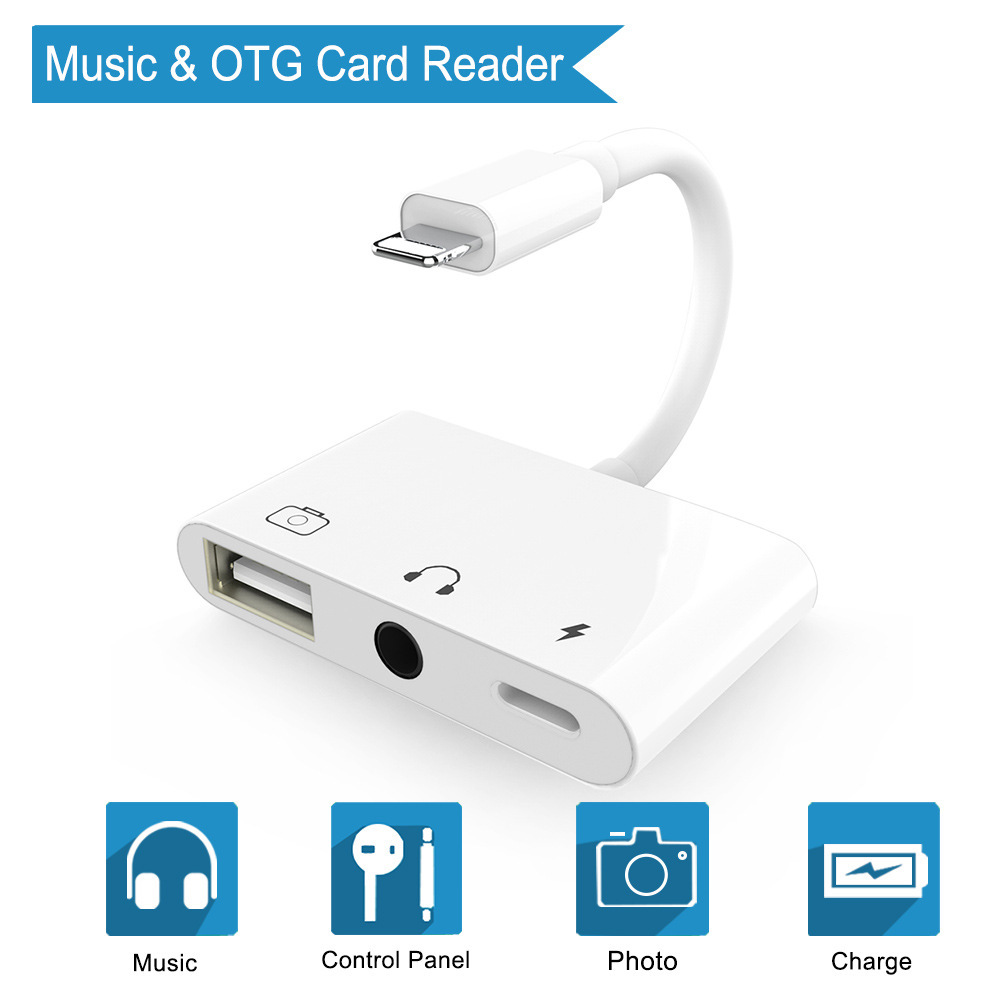 Suitable for Apple OTG adapter lightning...