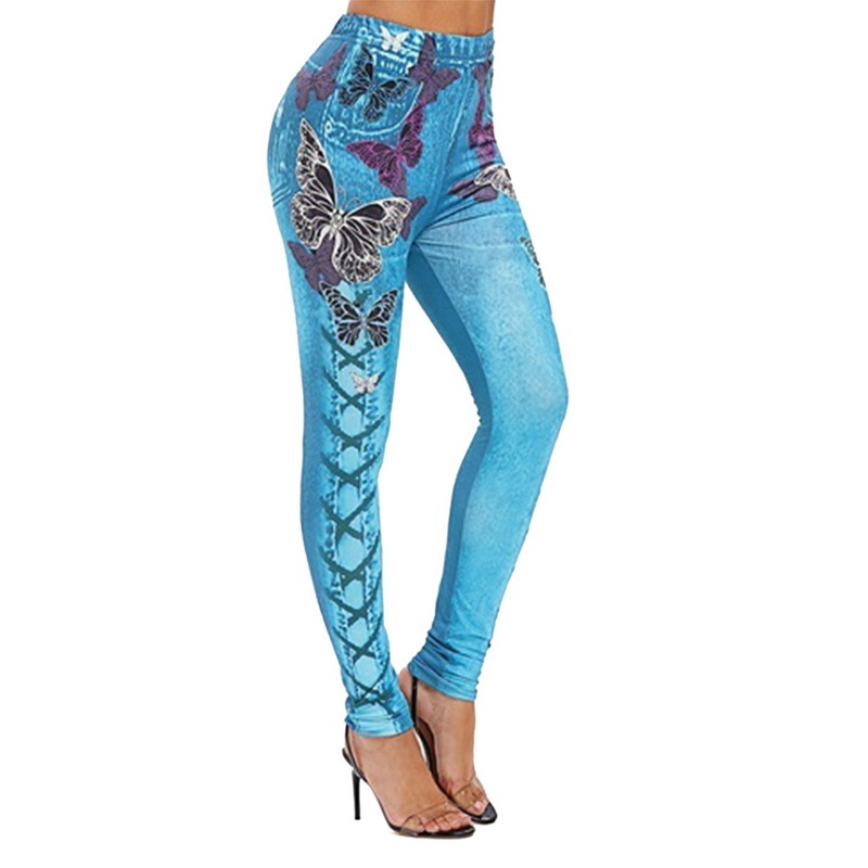 Women's Daily Fashion Printing Ankle-length 3d Print Leggings display picture 10