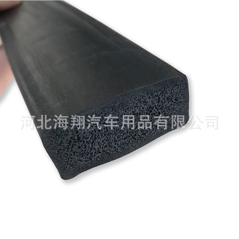 EPDM平板发泡密封条 三元乙丙矩形橡胶海绵密封条