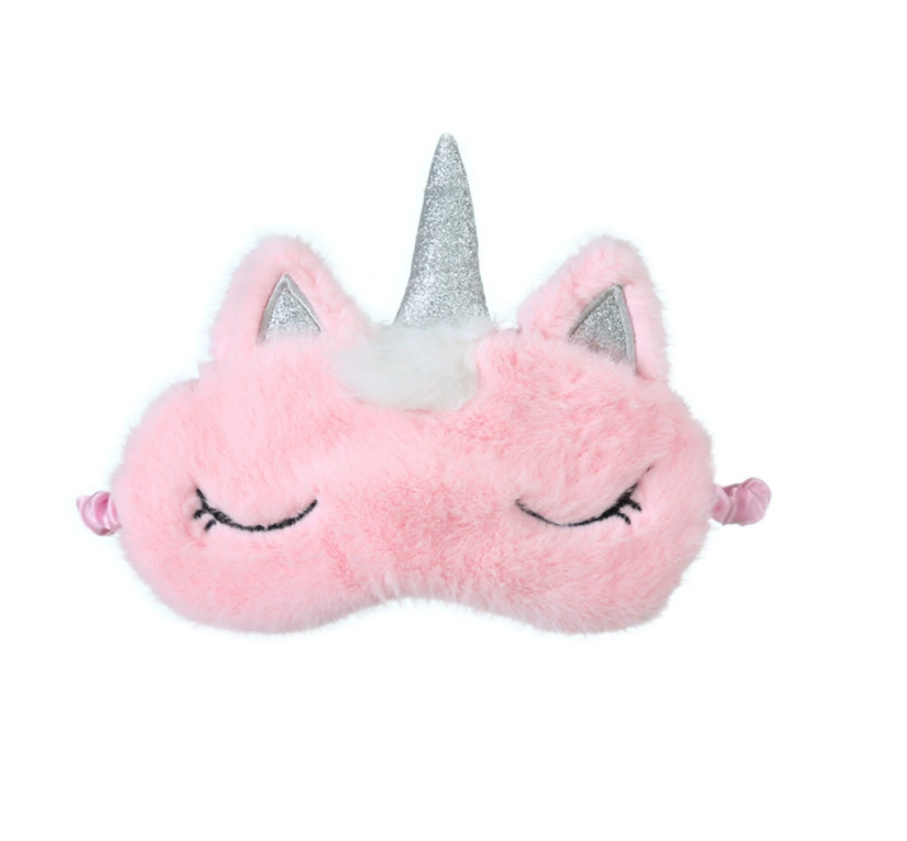 Fuchsia cute sleep mask, gradient