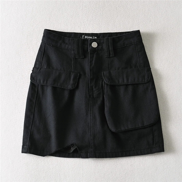  women s summer new casual all-match denim skirt NSLD14871