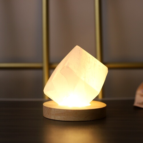 Moroccan translucent plaster lighthouse mineral crystal night light cat's eye plaster lighthouse unicorn ornament