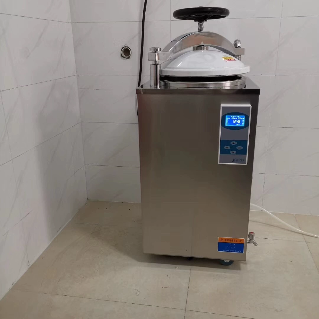 LS-75HD Паровой стерилизатор высокого давления Стерилизатор из нержавеющей стали объемом 75 литров Стерилизатор LS-75HD с ЖК-дисплеем