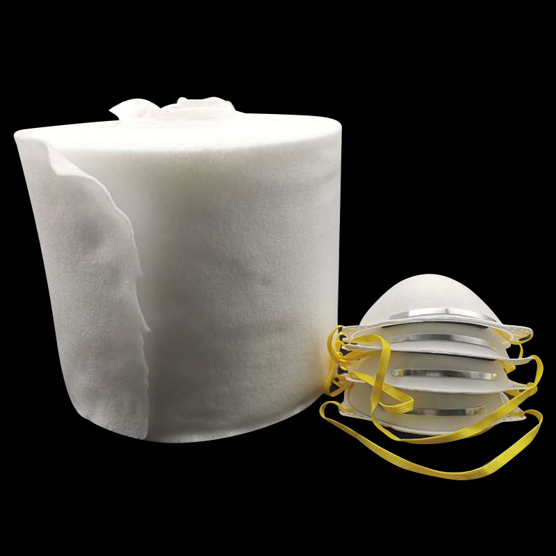 厂家定制生产口罩热熔针棉 200g杯型针棉 折叠口罩ES纤维热风棉