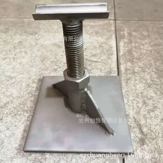 Ⅰ型Ⅱ型可调节型管道支座 可调节高度管线阀门支撑架螺纹节支座