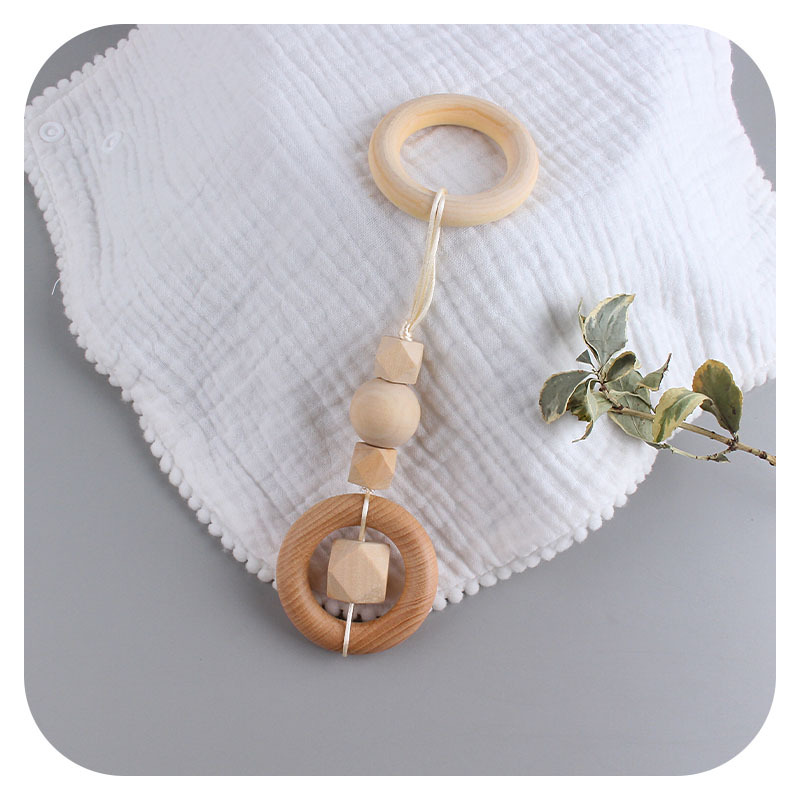 DIY bebé creativo algodón cuerda tejida molar juguetes nuevo natural de haya algodón hilo mordedor decoraciones de la habitación de los niños