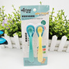 1 installation 2 installation of Heerbao baby feeds the temperature of the temperature, the color change spoon, the spoon spoon set of the tableware