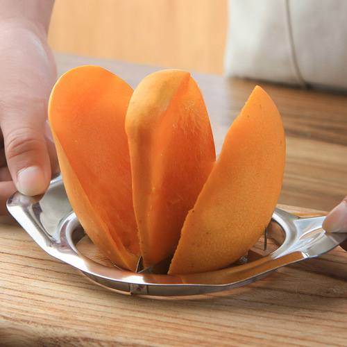 Ring cutting mango tool fruit divider peeling mango knife corer stainless steel slicer peeler