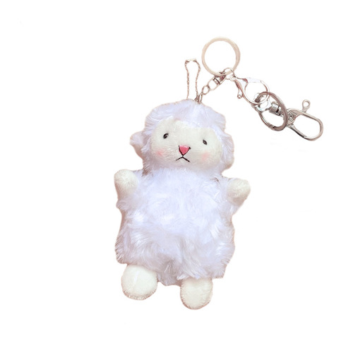 Cute girl cute pendant plush doll lamb doll doll bag pendant soft cute accessories keychain for women