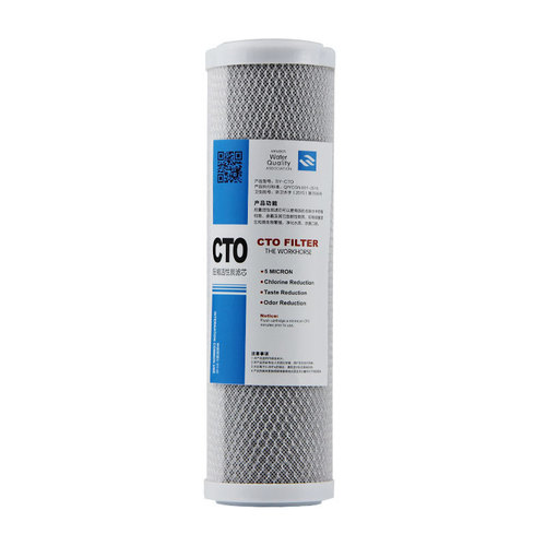 10-inch CTO filter element sintered activated carbon pre-activated filter element water purifier water purifier accessories
