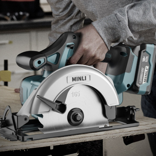 Minli Factory Direct Selling Lithium Battery Circular Saw Stone Cutting Machine 6-inch Woodworking Table Saw Portable Disc Saw