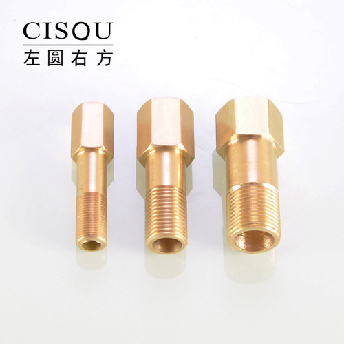 All copper 1 minute 2 minutes extended inner and outer wire direct 3 minutes inner and outer teeth straight through extension mechanical grinding tool joint copper accessories