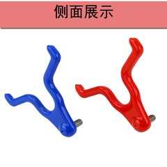 Big object antler bracket head metal material bearing heavy rubber horn is not easy to slide rod big object bracket head fishing gear with