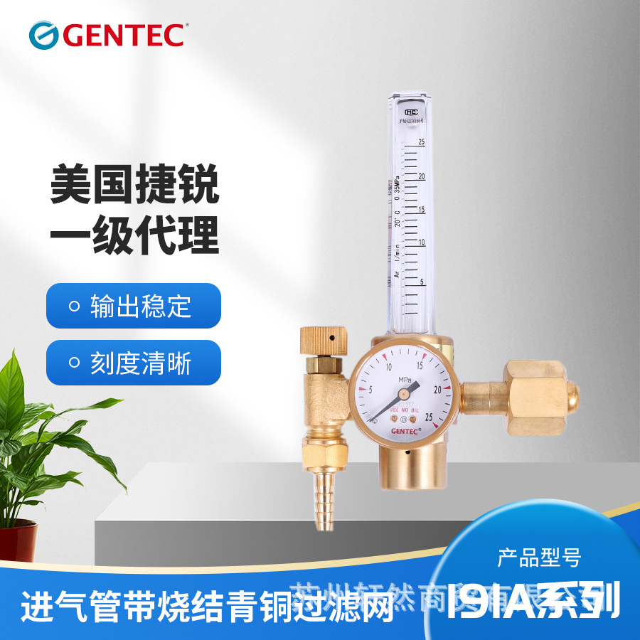 【轩然】优势供应 捷锐 191系列流量计式减压器 GENTEC