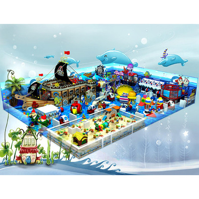 大型兒童親子樂園大平方淘氣堡兒童遊樂場室內戶外遊樂設備定做