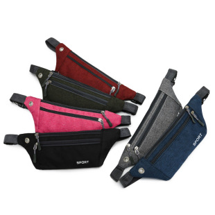 2021 cross-border new sports waist bag single shoulder diagonal fitness business wallet outdoor sports bag close-fitting waist bag