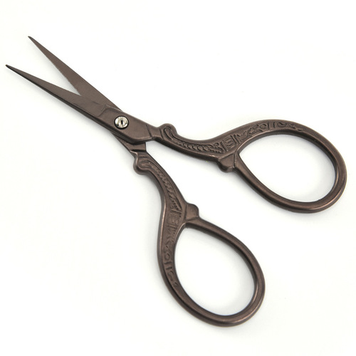 Xiaofeng scissors household tea bag scissors embroidery scissors beauty stainless steel small scissors crane scissors retro scissors