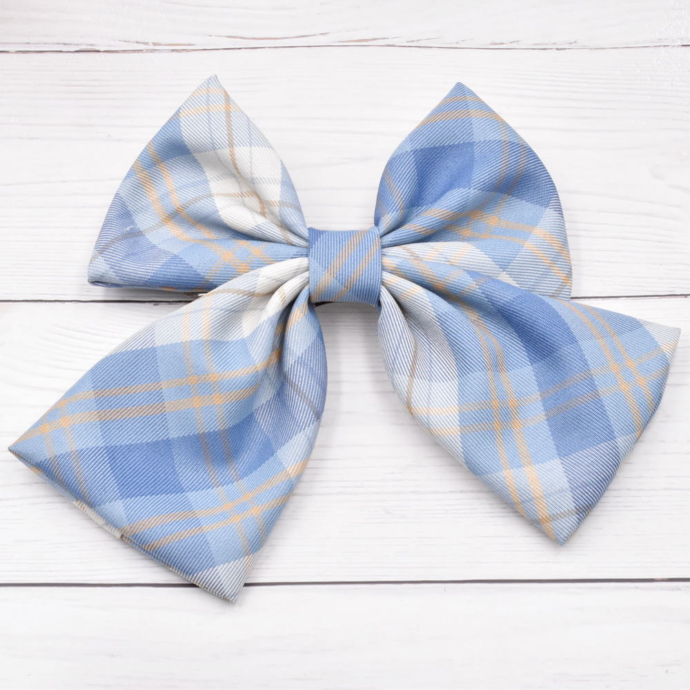 Girl Lattice Oversized Bow Hairpin Top Clip Handmade Hair Accessories Wholesale display picture 2