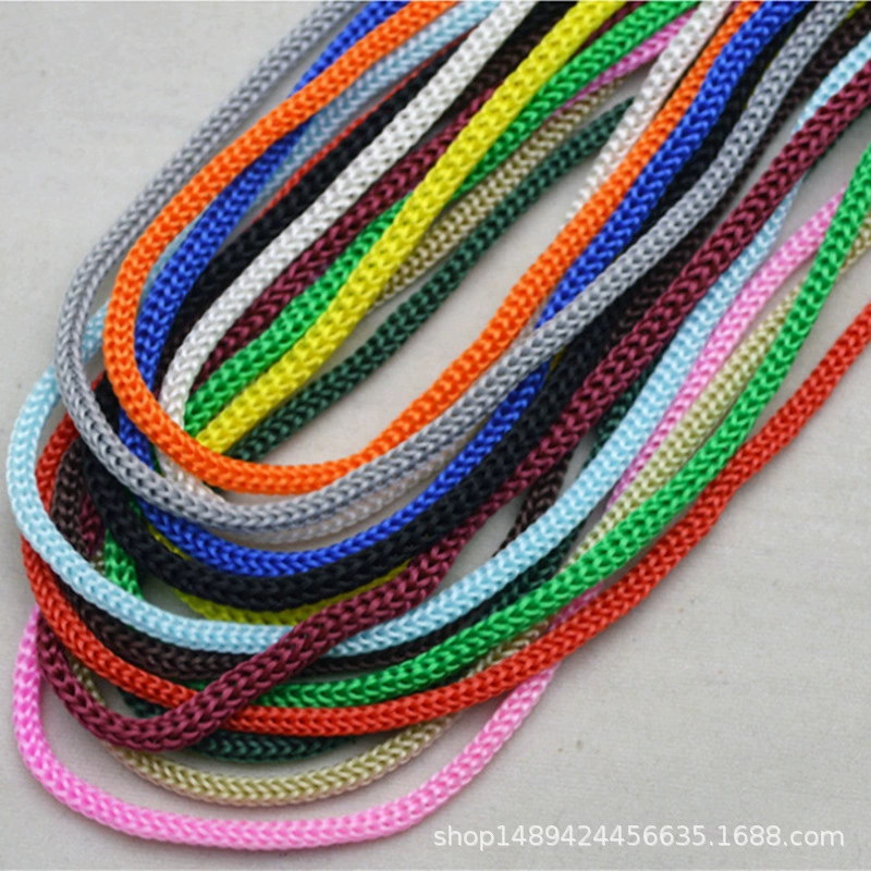 Прямая охрана окружающей среды цвет pp нейлоновая веревка полипропиленовая веревка полая веревка в наличии Оптовая Портативная веревка