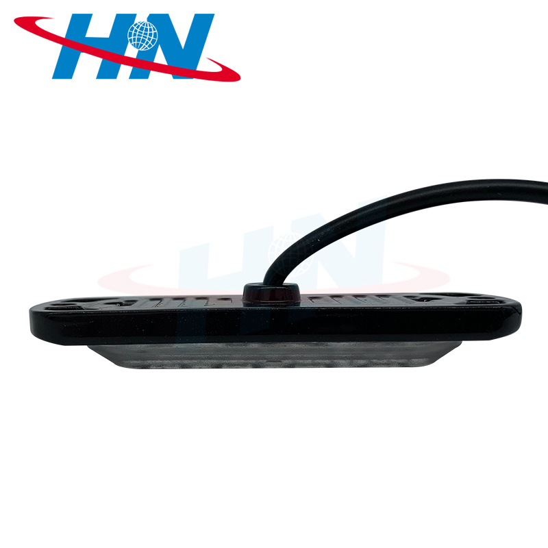 Luz de advertencia lateral que destella ultrafina universal del remolque 12V 4LED del remolque del camión