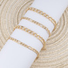 Fashionable ankle bracelet, trend accessory, chain, set, suitable for import, European style, punk style, 4 piece set