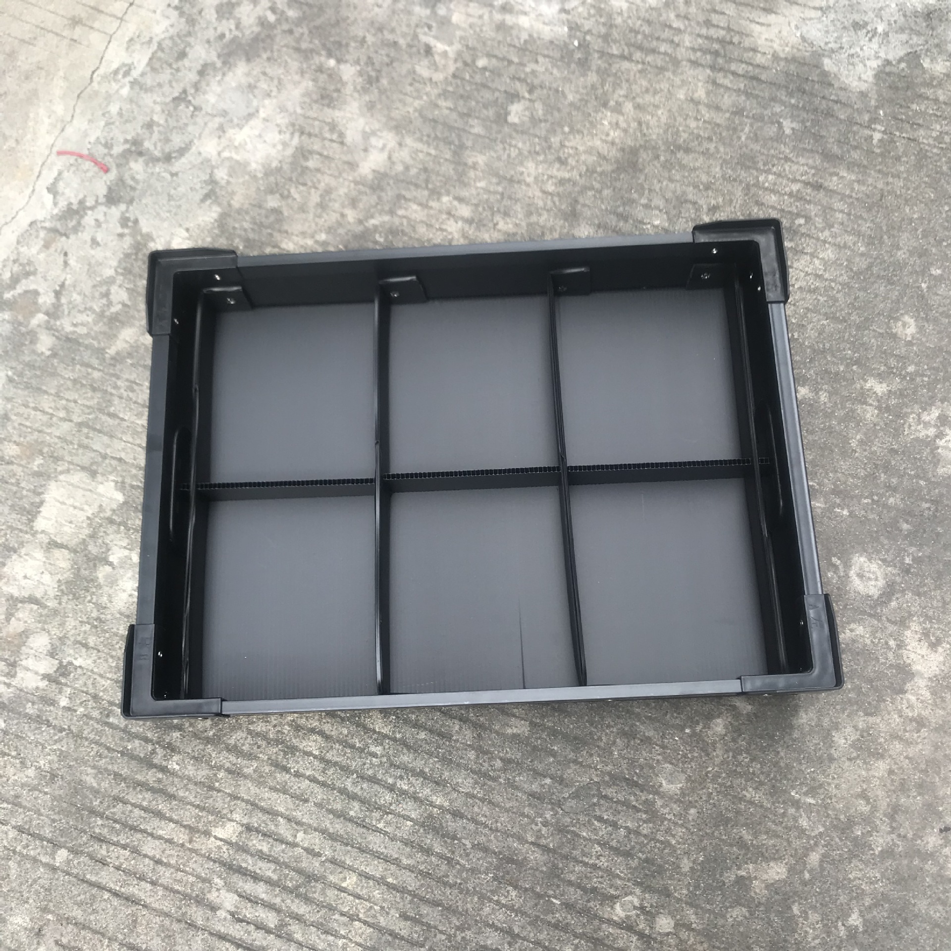 绿色塑料PP中空板包装箱 定制静电周转箱 黄色折叠瓦楞板塑胶箱