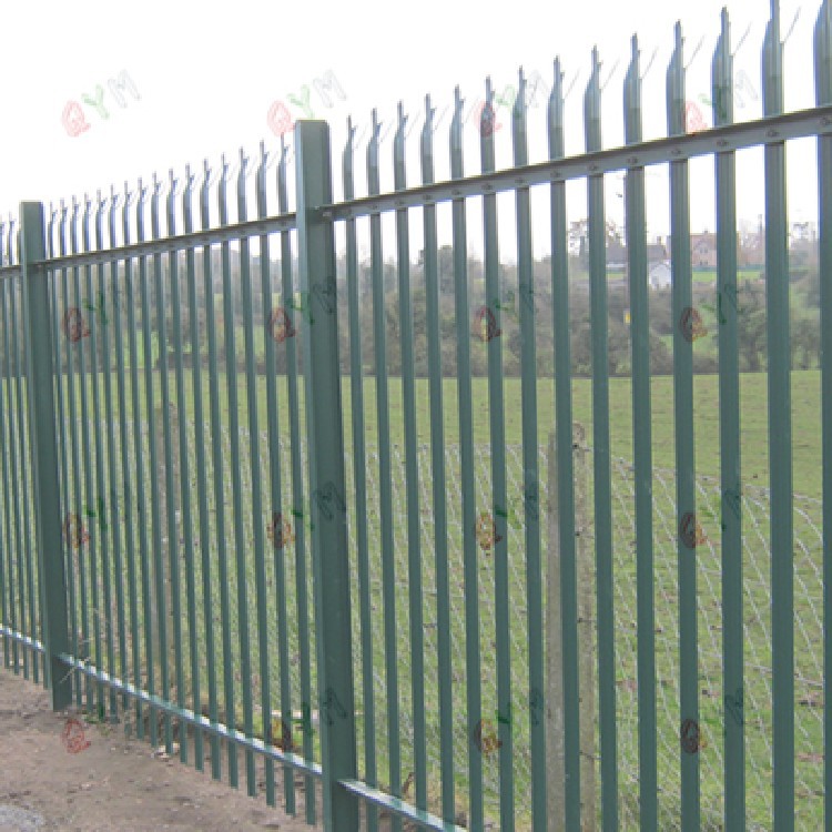 Palisade fence欧式护栏尖桩围栏别墅隔离护栏铁艺围栏WD锌钢护栏