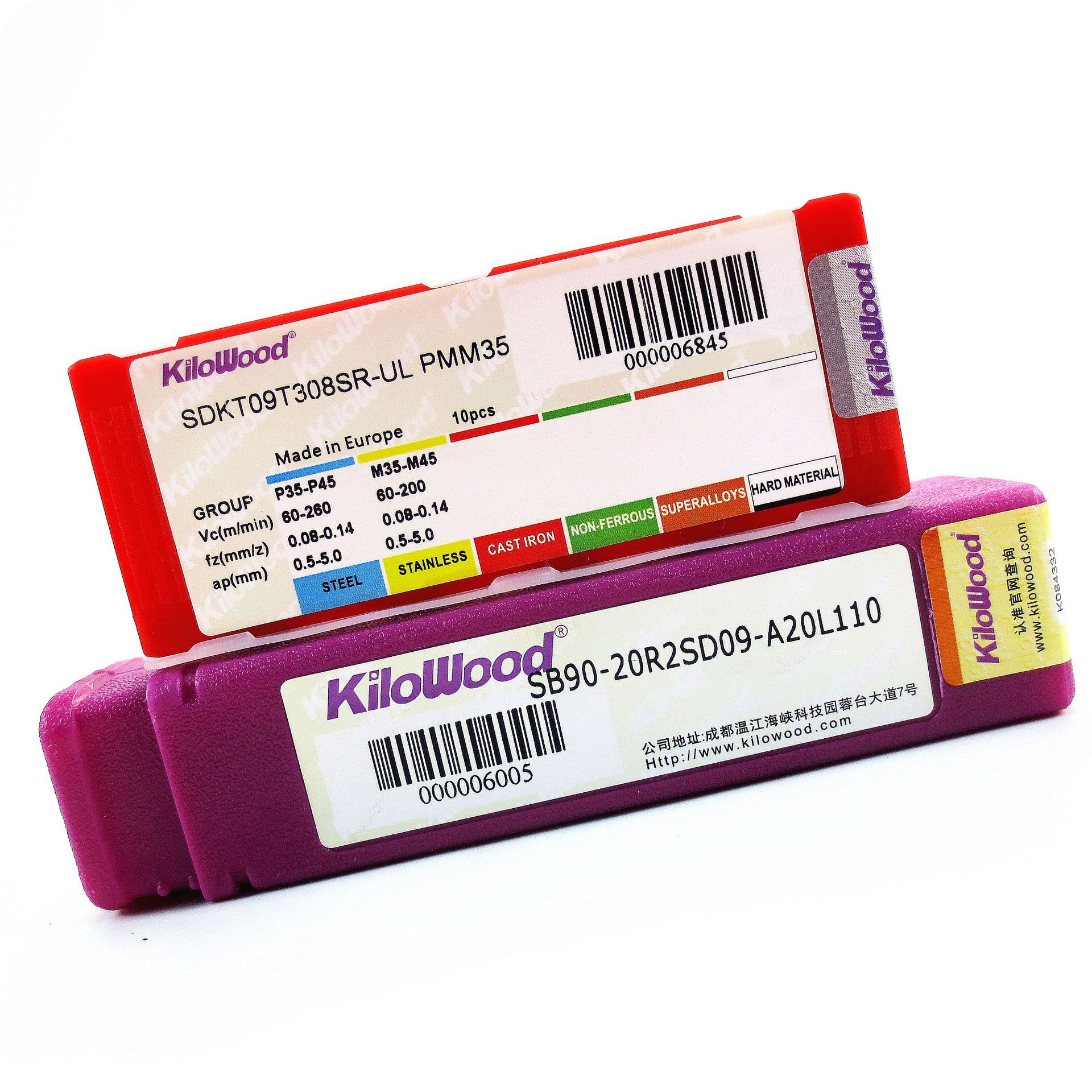 成都千木90°立铣刀/KiloWood直角铣刀：SB90-20R2SD09-A20L110