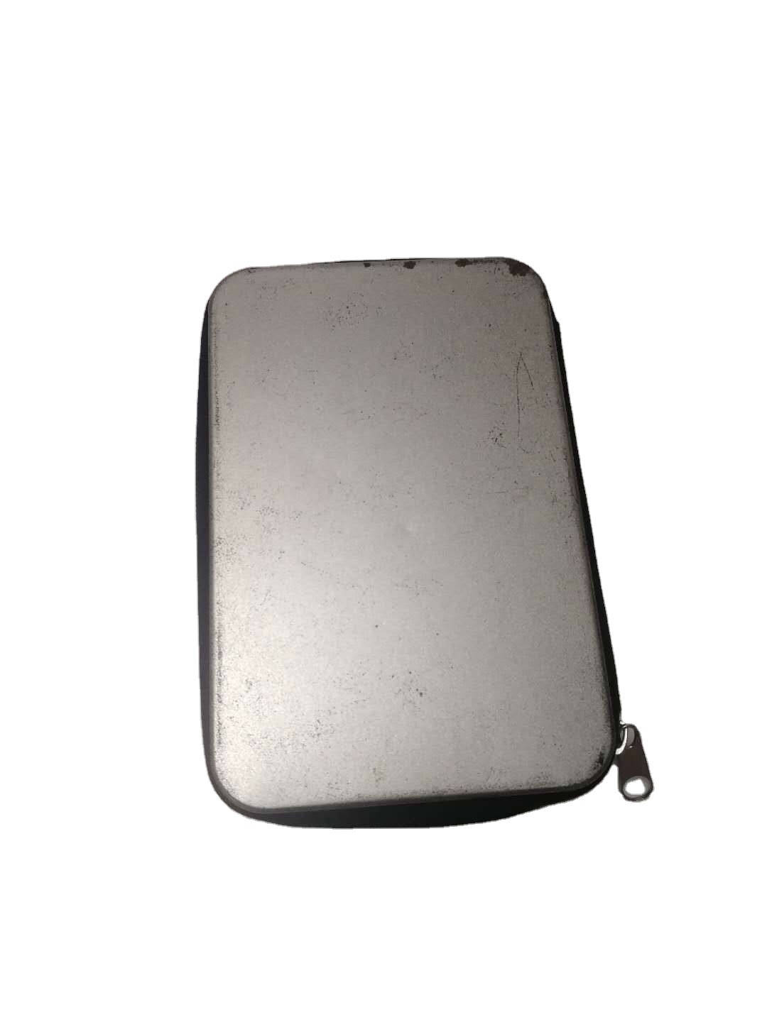 Caja de Hojalata con Tapa para Brochas de Maquillaje con Impresión UV para Almacenamiento