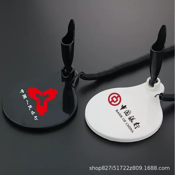 Custom Logo Signature Pens, Adhesive Pens, Advertising Bank Signature Pens, Ballpoint Pens, Custom Neutral Black Pens for Desktop Use