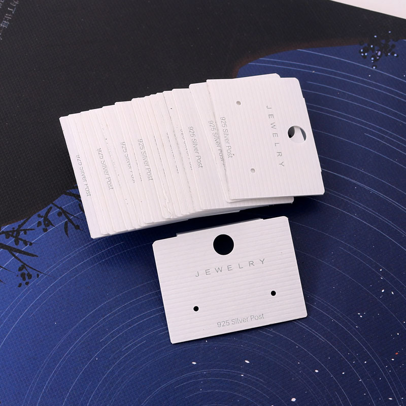 韩版耳环卡耳钉卡饰品首饰包装卡耳环卡片可定卡纸卡板可挂耳环卡